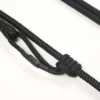 Laisse pour chien extensible en corde - Noir - Ringhio