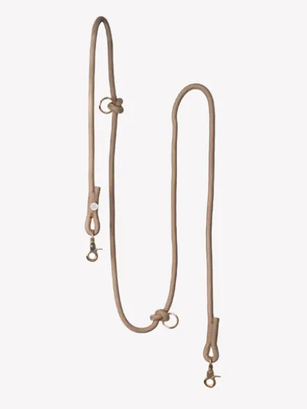 Laisse pour chien "mains libres" en corde - Sand (Sable) - Furlou