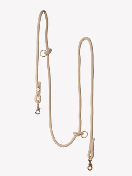 Laisse pour chien "mains libres" en corde - Tan (Beige) - Furlou