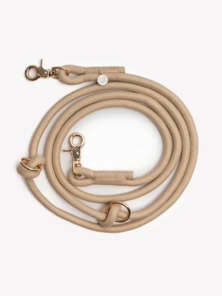 Laisse pour chien "mains libres" en corde - Tan (Beige) - Furlou