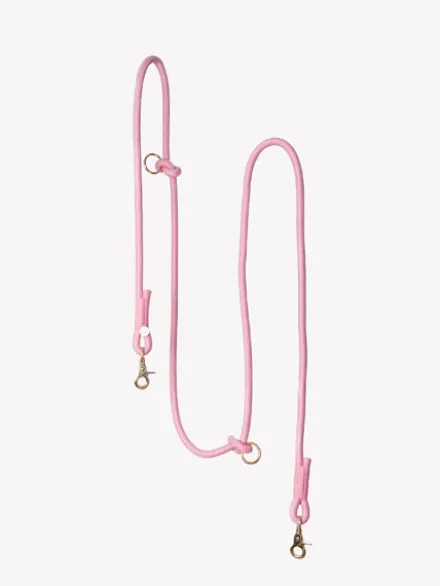 Laisse pour chien "mains libres" en corde - Pink (Rose) - Furlou