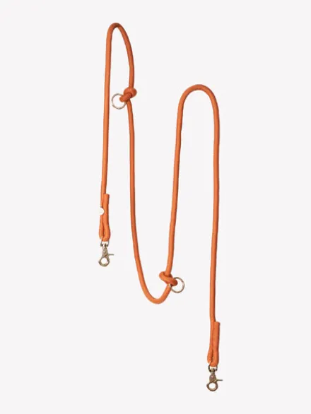 Laisse pour chien "mains libres" en corde - Terracotta - Furlou