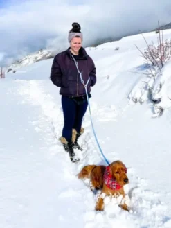 Laisse pour chien multipostions Cloud - Bleu pastel - Shop Sunny Tails
