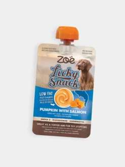 Licky Snack - Pâtée à lécher pour chien Saumon 🐟 et Citrouille 🎃