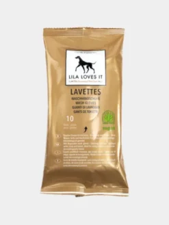 Lingettes lavantes pour chien et chat