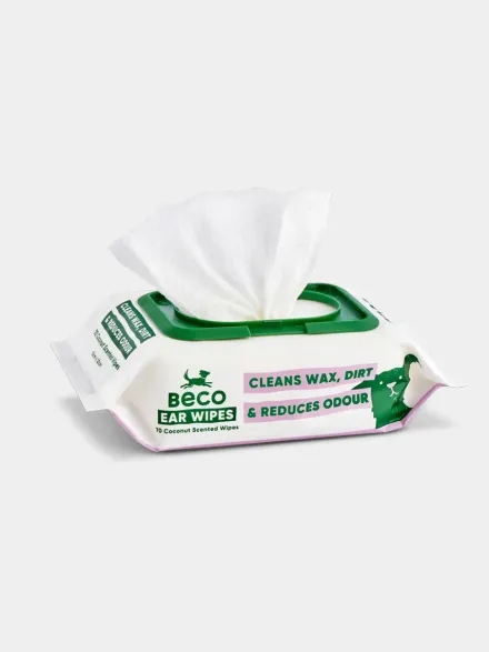 Lingettes nettoyantes oreilles pour chien - Aloe Vera et Camomille