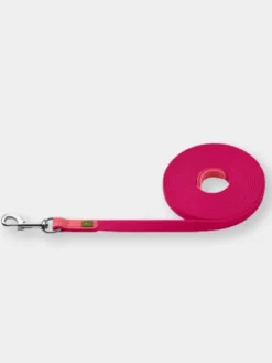Longe convenience 5m ou 12m pour chien - Framboise - Hunter