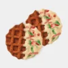 Lot de 2 friandises de Noël pour chien - Winter Waffles 🧇 (poulet et beurre de cacahuète)