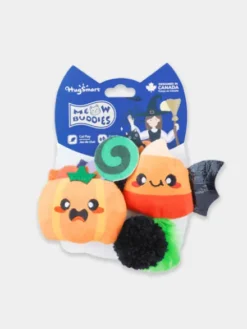 Lot de 3 jouets pour chat - Bonbons Halloween - HugSmart