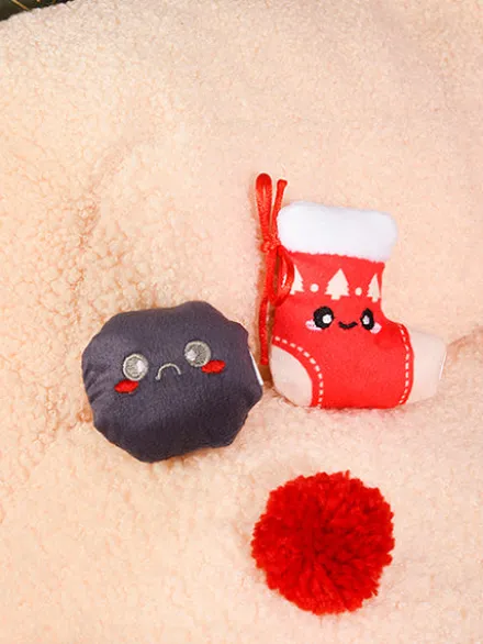 Lot de 3 jouets pour chat - Chaussette de Noël - HugSmart