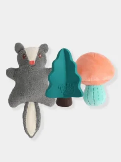 Lot de 3 jouets pour chiot Little Buddy - Woodland