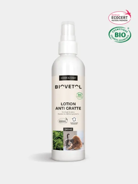 Lotion anti-gratte - Chien et chat - Biovetol