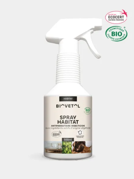 Lotion Anti parasitaire naturel pour l'habitat - Biovetol