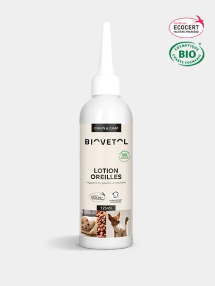 Lotion nettoyante pour les Oreilles - Chien et chat - Biovetol