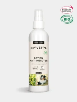 Lotion sans rinçage Anti-insectes Bio pour chien et chat - Biovetol
