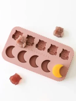 Moule en silicone pour friandises - Hibou et Lune - EmeryPets