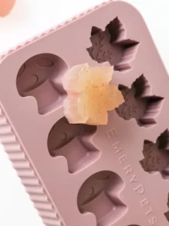 Moule en silicone pour friandises - Erable et Champignon - EmeryPets