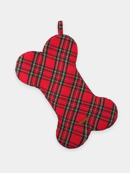Os de Noël pour chien motif tartan - The Foggy Dog