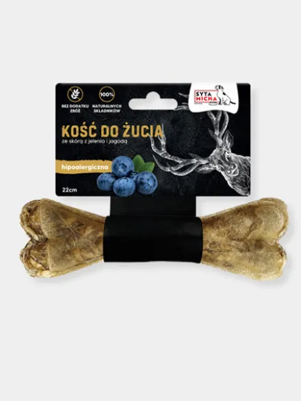 Os à mâcher hypoallergénique pour chien - Cerf 🦌 (2 tailles disponibles) - Syta Micha