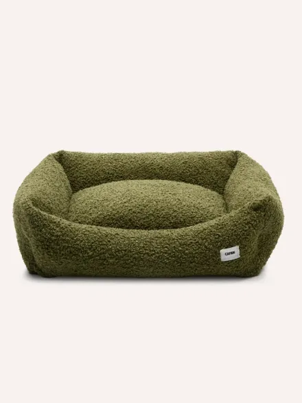 Panier pour chien Snozy - Bouclette Vert - Cafide