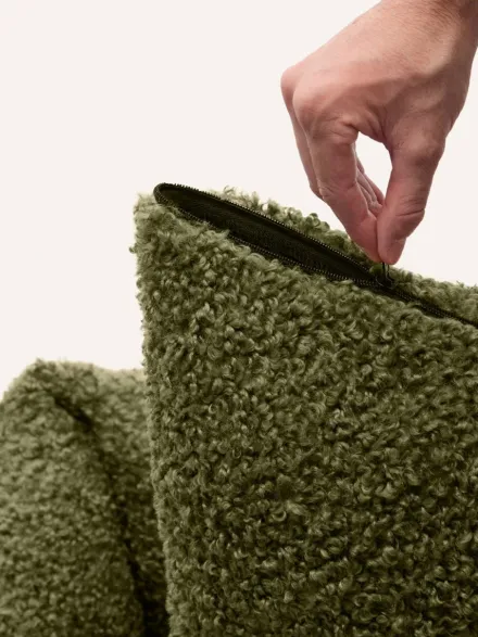 Panier pour chien Snozy - Bouclette Vert - Cafide