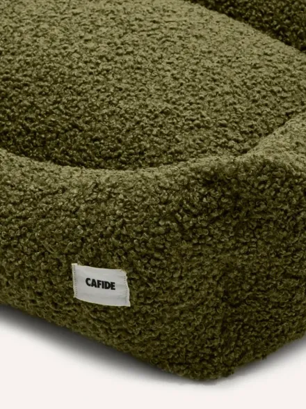 Panier pour chien Snozy - Bouclette Vert - Cafide