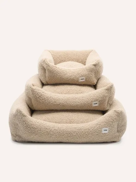 Panier pour chien Snozy - Bouclette Beige - Cafide
