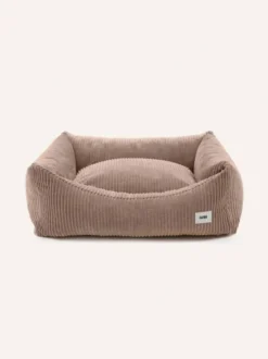 Panier pour chien Snozy - Velours côtelé mocca - Cafide