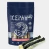 Peau de bœuf roulée avec de la peau de saumon - Icepaw