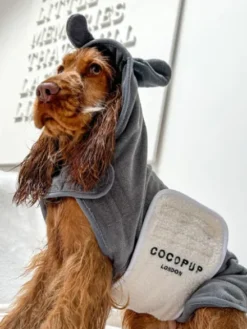 Peignoir de séchage pour chien - Éléphant 🐘 - Cocopup London
