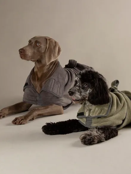 Peignoir pour chien - Expedition Dog Drying Coat Gris - Scruffs