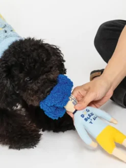 Peluche de fouille pour chien - Hooman Bleu - The FurryFolks