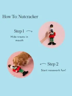 Peluche de Noël pour chien - Casse Noisette - The Foggy Dog