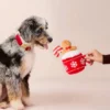 Peluche de Noël pour chien - Chocolat chaud et Pain d'épices - The Foggy Dog