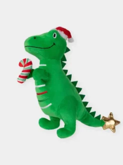 Peluche de Noël pour chien - Dino-santa 🦖🎅 - Fringe Petshop