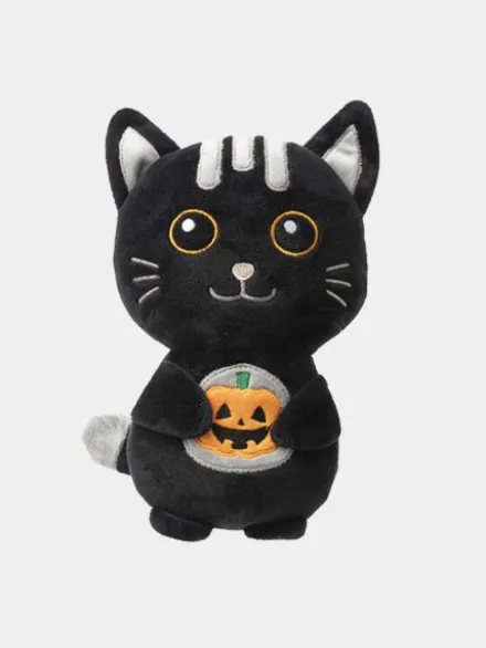 Peluche d'halloween pour chien - Chaton Noir Meowly Cyrus - FuzzYard