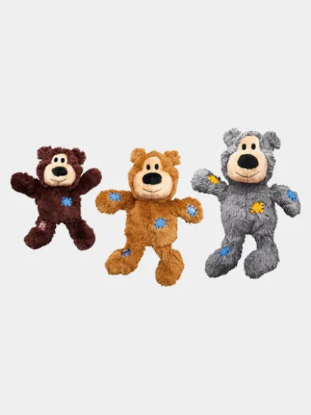 Peluche KONG pour chien - Wild Knots Bear (S ou M) - Couleur aléatoire