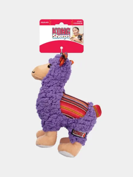 Peluche Llama pour chien - KONG Sherps Llama