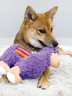 Peluche Llama pour chien - KONG Sherps Llama