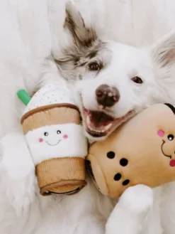 Peluche originale pour chien - Puppaccino ☕ Nomnomz - Zippy Paws