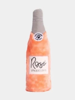 Peluche originale pour chien - Bouteille de Rosé 🍷 - Zippy Paws