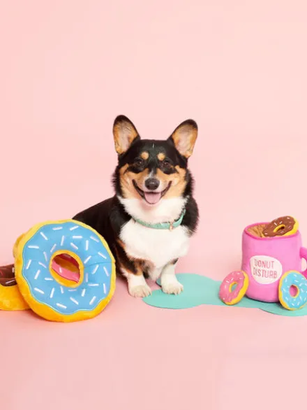 Peluche originale pour chien - 🍩 Donutz Fraise - Zippy Paws