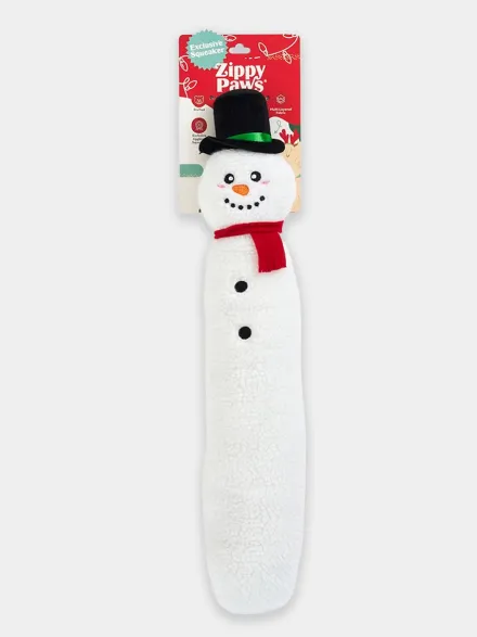 Peluche originale pour chien - Jigglerz Snowman ☃️ - Zippy Paws