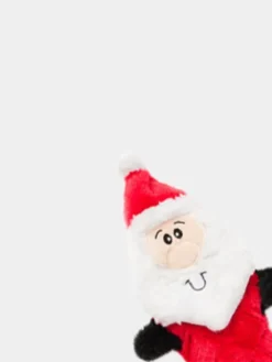 Peluche originale pour chien - Pere Noel Jigglerz - Zippy Paws