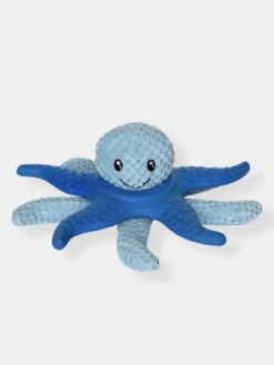 Peluche Pieuvre 2-en-1 pour chien - Bleu - Kiwi Walker