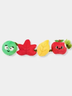 Peluche pour chien avec corde - Pommes 🍎🐛 - HugSmart