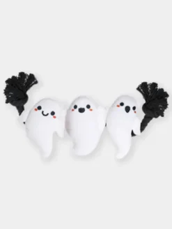 Peluche pour chien avec corde - Fantômes phosphorescents 👻 - HugSmart