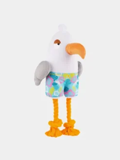 Peluche pour chien avec corde - Mouette - HugSmart