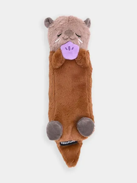 Peluche pour chien avec squeaker silencieux Loutre 🦦 - Zippy Paws