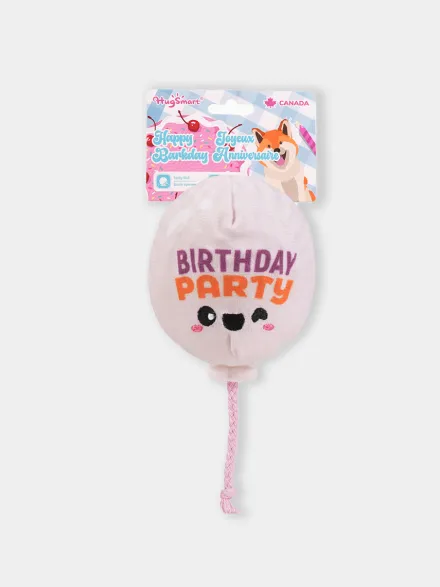 Peluche pour chien - Ballon d'anniversaire 🎈 - HugSmart